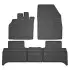 Килимки FROGUM Гума, 5 шт BASIC, комплект, колір чорний, RENAULT GRAND SCENIC III, SCENIC II, SCENIC III 06.03-09.16, Буси FroGum (ET0754) зображення 1