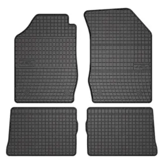 Килимки FROGUM Гума, 4 шт BASIC, задн/передн, комплект, колір чорний, RENAULT CLIO II, THALIA I, THALIA II 02.98-, Ліфтбек / Седан FroGum ET0757