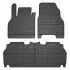 Килимки FROGUM Гума, 4 шт BASIC, задн/передн, комплект, колір чорний, RENAULT KANGOO BE BOP, KANGOO EXPRESS, KANGOO II 02.08-, Буси FroGum (ET07831) зображення 1