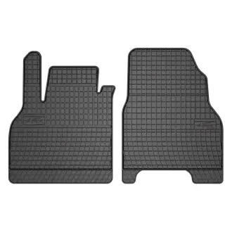 Килимки FROGUM Гума, 2 шт BASIC, комплект, колір чорний, MERCEDES CITAN MIXTO (DOUBLE CABIN), CITAN (MPV), CITAN/MINIVAN (W415) RENAULT KANGOO BE BOP, KANGOO EXPRESS, KANGOO II 02.08-, COMBI VAN FroGum ET0783