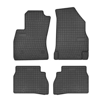 Килимки FROGUM Гума, 4 шт BASIC, задн/передн, комплект, колір чорний, FIAT DOBLO, DOBLO CARGO OPEL COMBO, COMBO TOUR 01.10-, Буси FroGum ET0910