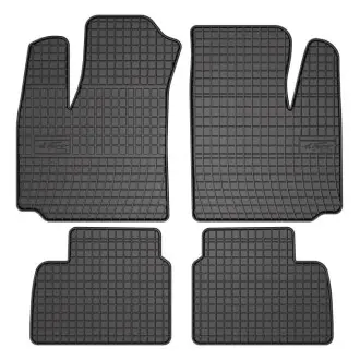 Килимки FROGUM Гума, 4 шт BASIC, задн/передн, комплект, колір чорний, FIAT DOBLO 03.01-, Буси FroGum ET0911