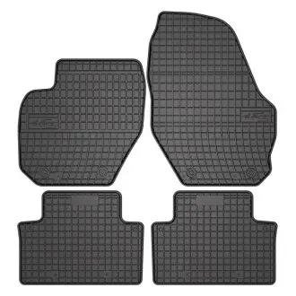 Килимки FROGUM Гума, 4 шт BASIC, задн/передн, комплект, колір чорний, VOLVO XC90 I 06.02-12.14, Універсал FroGum ET0944