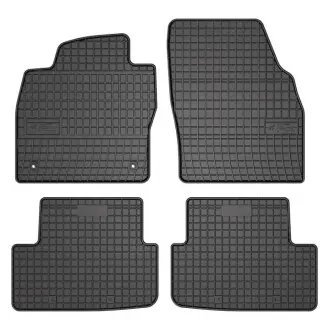 Килимки FROGUM Гума, 4 шт BASIC, задн/передн, комплект, колір чорний, SEAT IBIZA V SKODA FABIA IV VW POLO VI 01.17-, Хетчбек FroGum ET401648