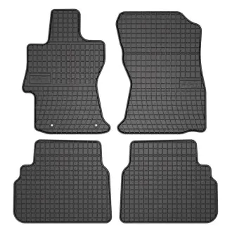 Килимки FROGUM Гума, 4 шт BASIC, задн/передн, комплект, колір чорний, SUBARU IMPREZA 01.15 FroGum ET401846