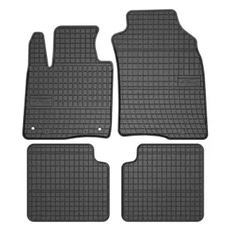Килимки FROGUM Гума, 4 шт BASIC, задн/передн, комплект, колір чорний, FIAT PANDA 09.03 FroGum ET410657