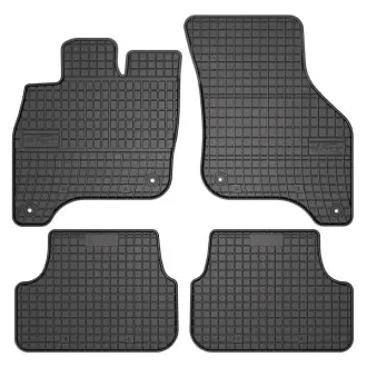 Килимки FROGUM Гума, 4 шт BASIC, задн/передн, комплект, колір чорний, VW GOLF VII 03.14-01.21, (модель / версія / Hybrid) FroGum ET410817