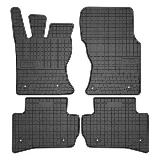 Килимки FROGUM Гума, 4 шт BASIC, задн/передн, комплект, колір чорний, JAGUAR F-PACE 09.15 FroGum ET411128