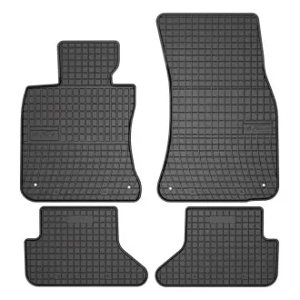 Килимки FROGUM Гума, 4 шт BASIC, задн/передн, комплект, колір чорний, BMW 6 (E63), 6 (E64) 09.03-08.10 FroGum ET411197