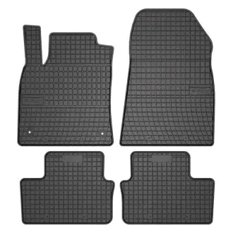 Килимки FROGUM Гума, 4 шт BASIC, задн/передн, комплект, колір чорний, RENAULT CLIO V 06.19-, Хетчбек FroGum ET411425