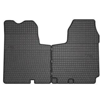 Килимки FROGUM Гума, 2 шт BASIC, комплект, колір чорний, FIAT TALENTO NISSAN NV300 OPEL VIVARO B RENAULT TRAFIC III 05.14-, Автобус FroGum ET542704