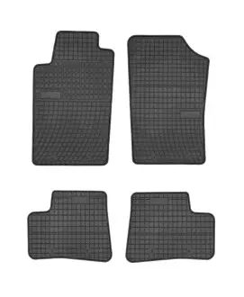 Килимки FROGUM Гума, 4 шт BASIC, задн/передн, комплект, колір чорний, PEUGEOT 206 08.98-, Ліфтбек FroGum ET542711
