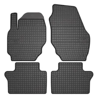 Килимки FROGUM Гума, 4 шт BASIC, задн/передн, комплект, колір чорний, VOLVO S60 II, S80 II, V60 I, V70 III, XC70 II 03.06-12.18, Седан / Універсал FroGum ET542940