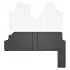 Килимки FROGUM Гума, 2 шт BASIC, комплект, колір чорний, CITROEN JUMPY II FIAT SCUDO PEUGEOT EXPERT TOYOTA PROACE 01.07-, Буси FroGum (ET542971) зображення 1