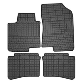Килимки FROGUM Гума, 4 шт BASIC, задн/передн, комплект, колір чорний, HYUNDAI I20 ACTIVE, I20 II, I20 III 11.14-, Ліфтбек / позашляховик, версія: Стандарт / Hybrid FroGum ET546016