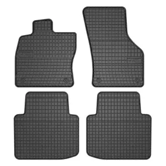 Килимки FROGUM Гума, 4 шт BASIC, задн/передн, комплект, колір чорний, SKODA SUPERB III 03.15-06.24, Ліфтбек FroGum ET546535