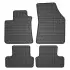 Килимки FROGUM Гума, 4 шт BASIC, задн/передн, комплект, колір чорний, RENAULT MEGANE III, MEGANE IV 07.14-, Ліфтбек FroGum (ET547181) зображення 1