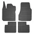 Килимки FROGUM Гума, 4 шт BASIC, задн/передн, комплект, колір чорний, RENAULT TWINGO II 03.07-09.14, Ліфтбек FroGum (ET547198) зображення 1