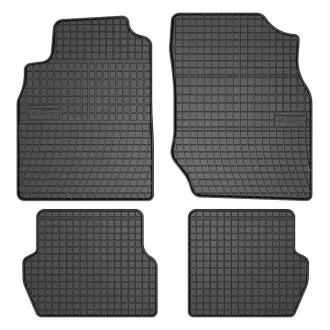 Килимки FROGUM Гума, 4 шт BASIC, задн/передн, комплект, колір чорний, NISSAN ALMERA II 01.00-11.06, Седан FroGum ET547211