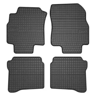 Килимки FROGUM Гума, 4 шт BASIC, задн/передн, комплект, колір чорний, NISSAN PRIMERA 01.02-10.08, Седан FroGum ET547228
