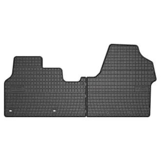 Килимки FROGUM Гума, 2 шт BASIC, 1 ряд, комплект, колір чорний, CITROEN JUMPY III FIAT SCUDO OPEL VIVARO C PEUGEOT EXPERT, EXPERT TEPEE, PARTNER TOYOTA PROACE, PROACE CITY 01.07-, Буси FroGum ET547433