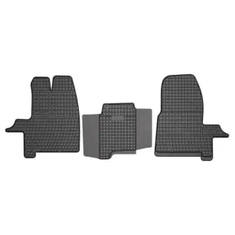 Килимки FROGUM Гума, 3 шт BASIC, передн, комплект, колір чорний, FORD TOURNEO CUSTOM V362, TRANSIT CUSTOM V362 09.12-12.23, Буси FroGum ETD00312