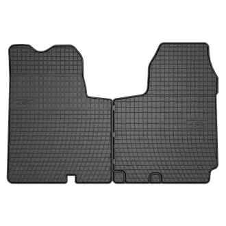 Килимки FROGUM Гума, 2 шт BASIC, передн, комплект, колір чорний, NISSAN PRIMASTAR OPEL VIVARO A RENAULT TRAFIC II 02.01-, Буси FroGum ETD00694