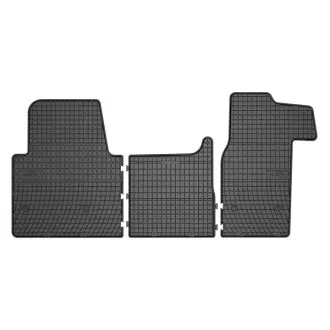 Килимки FROGUM Гума, 3 шт BASIC, передн, комплект, колір чорний, NISSAN NV400 OPEL MOVANO A, MOVANO B RENAULT MASTER III 10.01-, фургон FroGum ETD00695