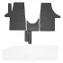 Килимки FROGUM Гума, 3 шт BASIC, передн, комплект, колір чорний, VW CALIFORNIA T5 CAMPER, CALIFORNIA T6 CAMPER, MULTIVAN T5, MULTIVAN T6, TRANSPORTER T5, TRANSPORTER T6 04.03-08.24, Автобус / Буси FroGum (ETD0073) зображення 1