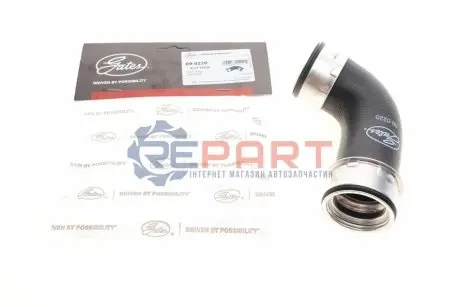 Патрубок інтеркулера (зверху) (R) VW Golf V/Passat 2.0 TDI 05-13 Gates 090220 Купити в Україні