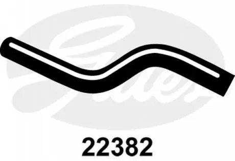 Патрубок системы охлаждения Gates 22382