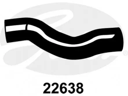 Патрубок радіатора (верхній) BMW 5 (E39)/7 (E38) 2.0-3.0 95-03 M52/M54 Gates 22638 Купити в Україні