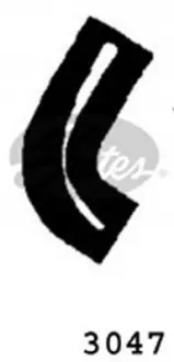 Шланг радіатора Gates 3047 Купити в Україні