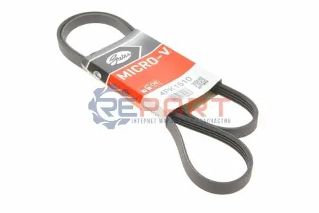 Поліклиновий ремінь  Gates 4PK1510 Купити в Україні