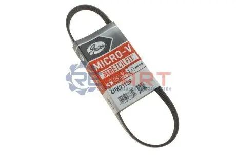 Поліклиновий ремінь (4PK711) Gates 4PK711SF Купити в Україні