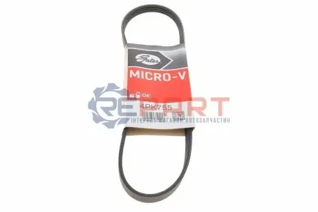 Поликлиновый ремень Gates 4PK755 Купить в Украине