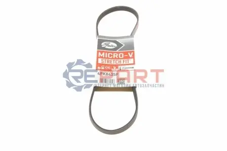 Поліклиновий ремінь (4PK843) Gates 4PK843SF Купити в Україні