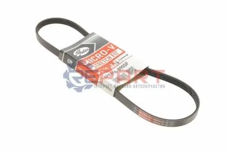 Поліклиновий ремінь (4PK917) DACIA LOGAN, LOGAN EXPRESS, LOGAN MCV, SANDERO LADA LARGUS RENAULT KANGOO EXPRESS, KANGOO II, LOGAN EXPRESS, LOGAN I, SANDERO/STEPWAY I 1.4-1.6LPG 09.04 Gates 4PK916890SF Купити в Україні
