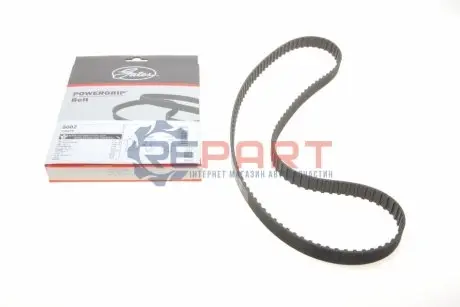 Ремінь ГРМ FIAT REGATA FORD CAPRI III, GRANADA, GRANADA I, GRANADA II, SCORPIO I, SIERRA II, TAUNUS, TRANSIT LADA 1200-1500, 1200-1600, NOVA, TOSCANA MITSUBISHI GALANT IV 1.2-2.0 01.70-05.12 Gates 5002 Купити в Україні