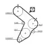 ПАС ПРИВОДНЫЙ 138z FIAT 1.7D Gates (5032) изображение 1