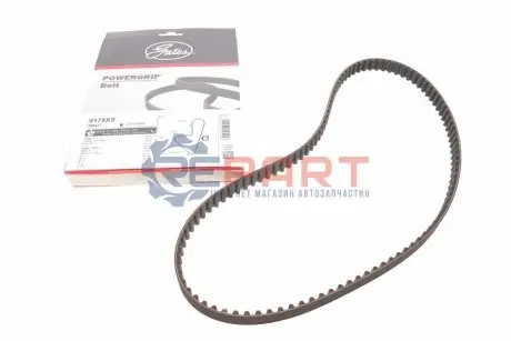 Ремінь ГРМ CITROEN AX, BERLINGO, BX, C15, SAXO, XSARA, ZX DACIA NOVA PEUGEOT 106 I, 106 II, 205 I, 205 II, 206, 306, 307, 309, 309 I, 309 II, 405 I, PARTNER 1.3-1.4LPG 09.82-12.15 Gates 5175XS Купити в Україні