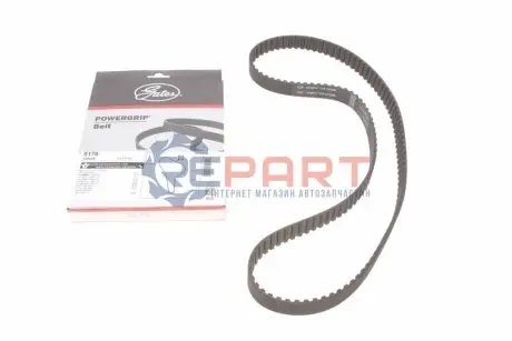 Ремінь ГРМ AUDI 80 B2, 80 B3, 90 B3 VW GOLF I, GOLF II, ILTIS, JETTA I, JETTA II, PASSAT B1, PASSAT B2, PASSAT B3/B4, SANTANA, TRANSPORTER T3 1.5D/1.6D/1.7D 08.76-10.93 Gates 5176 Купити в Україні