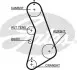 Фото Ремінь ГРМ AUDI A4 B5, A6 C4, A6 C5, CABRIOLET B3 MAZDA 323 III VW PASSAT B5 1.7D/1.8 09.86-01.05 Gates (5425XS) зображення 1
