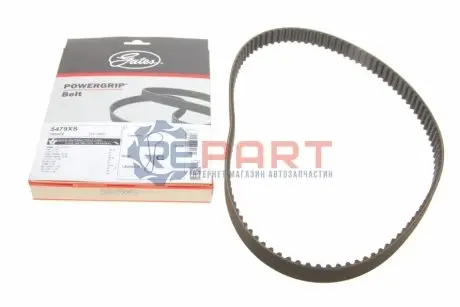 Ремінь ГРМ HYUNDAI ACCENT, ACCENT I, ACCENT II, ACCENT III, COUPE I, COUPE II, ELANTRA III, ELANTRA IV, GETZ, MATRIX KIA CERATO I, RIO II 1.4/1.5/1.6 10.95-12.11 Gates 5479XS Купити в Україні