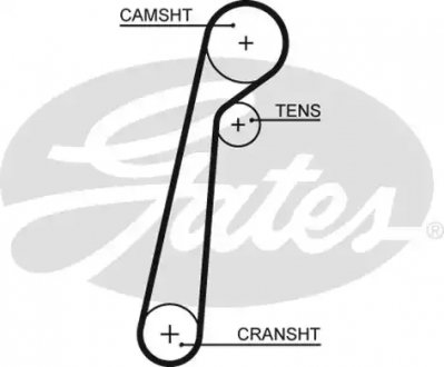 Ремінь ГРМ Gates 5652XS (фото 1)
