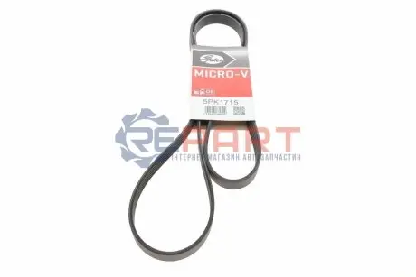 Дорожный пас Gates 5PK1715 Купить в Украине