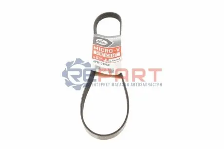 Ремінь генератора Ford Fiesta V-VI/Focus III 1.2-1.6LPG 01- Gates 6PK1019SF Купити в Україні