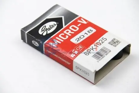 Ремінь генератора Audi A3/A4/Seat Leon/VW Caddy/Passat/Tiguan 1.6-2.0TDI Gates 6PK1025 Купити в Україні