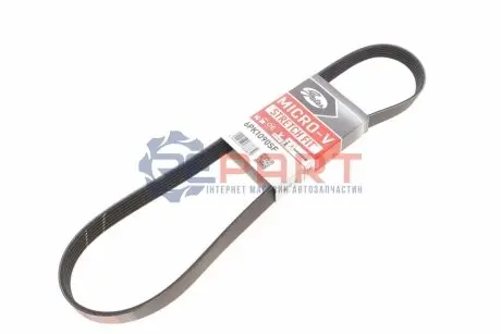 Фото Ремінь генератора Citroen C3/C4/Peugeot 307 1.4-1.6HDi 02- Gates (6PK1090SF) зображення 1