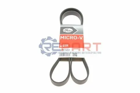 Поликлиновый ремень Gates 6PK1453 Купить в Украине